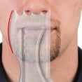 thumbnail image 4 of Beard Shaping Tool Trimming Shaper Template Guide for Shaving Stencil With Full-Size Comb for Line Up, 4 of 7