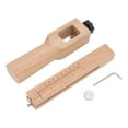 thumbnail image 2 of Leather Strip Cutter, Smoothly Exterior Durable Wooden Leather Cutter Clear Scales  For DIY, 2 of 8