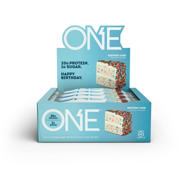 ONE Birthday Cake Flavored Protein Bar, 2.12 oz, 12 count