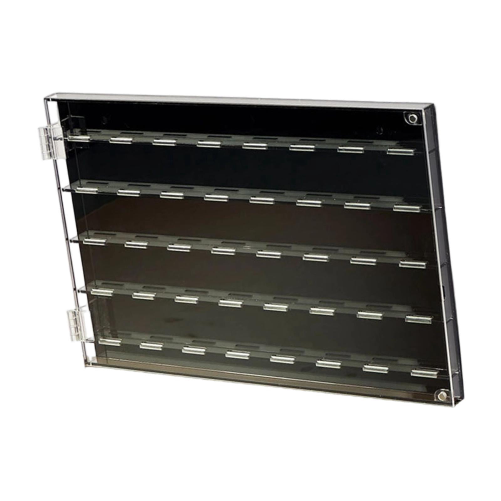 Acrylic Guitar Pick Holder Display Storage Box Transparent Slim Profile Dust Protection for Music Room Use