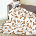 thumbnail image 6 of Pofeuu Labrador Retriever Dog Print Ultra-Soft Micro Fleece Blanket,for Bed Or Sofa,All Season Throw Blankets Flannel Blanket-50"x40", 6 of 7