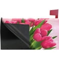 thumbnail image 5 of Mother''s Day Magnetic Mailbox Cover Pink Tulips Mailbox Wrap Home Decorative for Standard Mailboxes, 5 of 6