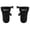 Black, variant on Sno-Sleeves Infant Mitten, 0-12, Black