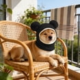thumbnail image 7 of Adjustable Dog Sun Hat for Large Dogs, Breathable Knit Polyester Cap with Buckle & Visor, Cute Pet Hat for Outdoor Walking Sun Protection, 7 of 7