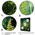 thumbnail image 3 of Designart "Verdant Abundance Ferns Plant wall decor III" Floral & Botanical Canvas Print, 3 of 5