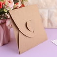 thumbnail image 2 of Milue 50x Heart Kraft Paper Envelopes Vintage CD Sleeves for Homes School Office Use, 2 of 8