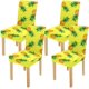 thumbnail image 1 of Funda protectora para silla ABPHQTO elástica estilo Vintage de piña juego de 4, 1 of 4