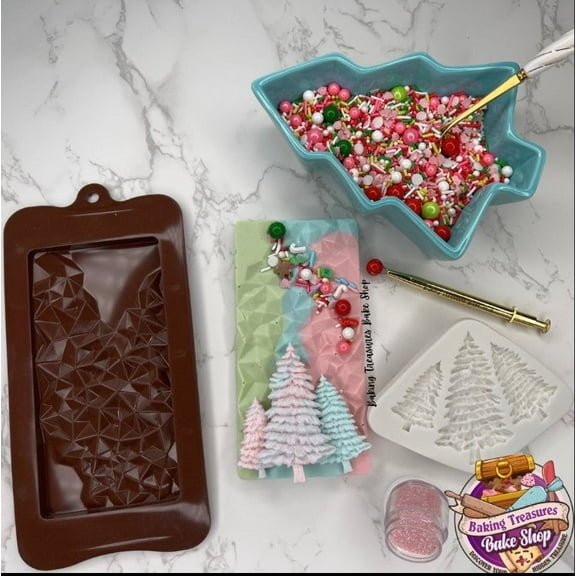 Christmas Trees Silicone Mold