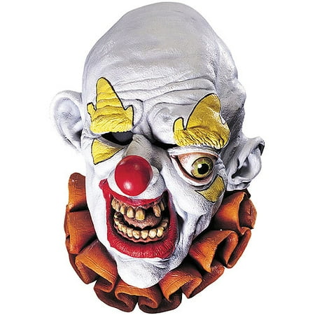 Freako The Clown Adult Halloween Mask Accessory (Best Halloween Clown Masks)