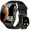 Black, variant on Smart Watch Fits for Android and iPhone, 2.01" AMOLED HD Curved Screen, Bluetooth Calls/Answer, Fitness Tracker, 110+ Sport Modes, Smart Watch for Men Women, IP68 Waterproof Smartwatch, Gifts