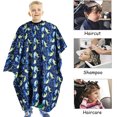 thumbnail image 4 of Capa de peluquero para niños Capa de niños profesional con diseño de velcro Delantal de corte de pelo Niños, 4 of 5