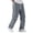 Gray, variant on Mens Track Pants Casual - Side Striped Straight Leg, Lightweight Breathable for Sports and Daily Wear, Elastic Waistband Jogging Pants Men Style,Black,S