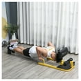 thumbnail image 6 of Soozier 3-in-1 Padded Push Up Sit Up Deep Sissy Squat Machine Home Gym Fitness Equipment, Yellow, 6 of 8