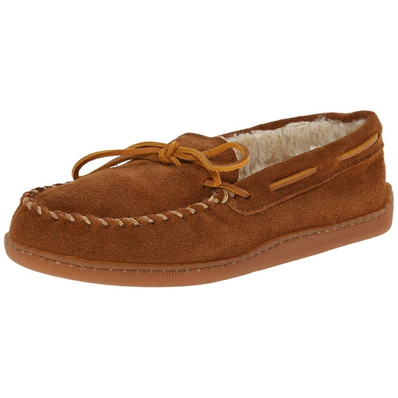 Minnetonka Mens Slipper 3902 - Brown Suede - 8 D-Medium