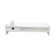 thumbnail image 4 of Soporte elevador para monitor, estante elevado para computadora, organizador de escritorio, estante de almacenamiento de mesa 1 cajón blanco, 4 of 9