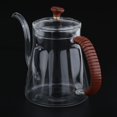 thumbnail image 4 of Cafetera de Goteo Manual, Tetera de Conveniente para Cocina de Inducción - Asa de Madera/ Asa Envuelta en Cuero/ sin Tapa Elegible Asa de cuero envuelta Macarena Vierta sobre la caldera, 4 of 8