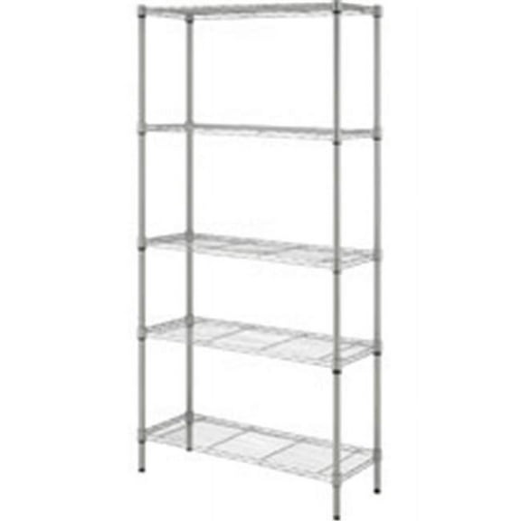 1 in. Light-Duty Wire Shelving - Silver