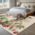 thumbnail image 4 of Spring Easter Area Rugs 6'x9', Small Throw Rugs for Kitchen Dining room, Country Bunny Chick Floral Butterflies Burlap Indoor Outdoor Rug Non-Slip Low Pile Carpet Runner Reversible Floor Mats, 4 of 8
