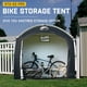 thumbnail image 5 of Cobertizo para guardar bicicletas HAPPY TRAVEL, 7,3 x 5 x 6,2 pies, impermeable, 5 of 9