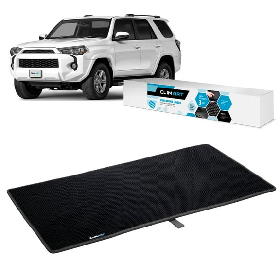 CLIM ART Cargo Liner for Toyota 4Runner 2010-2024 Custom Fit Trunk Mat, with Honeycomb Dirtproof & Waterproof Technology - All-Climate, Heavy Duty, Anti-Slip Cargo Liner, Luggage - FL01110148