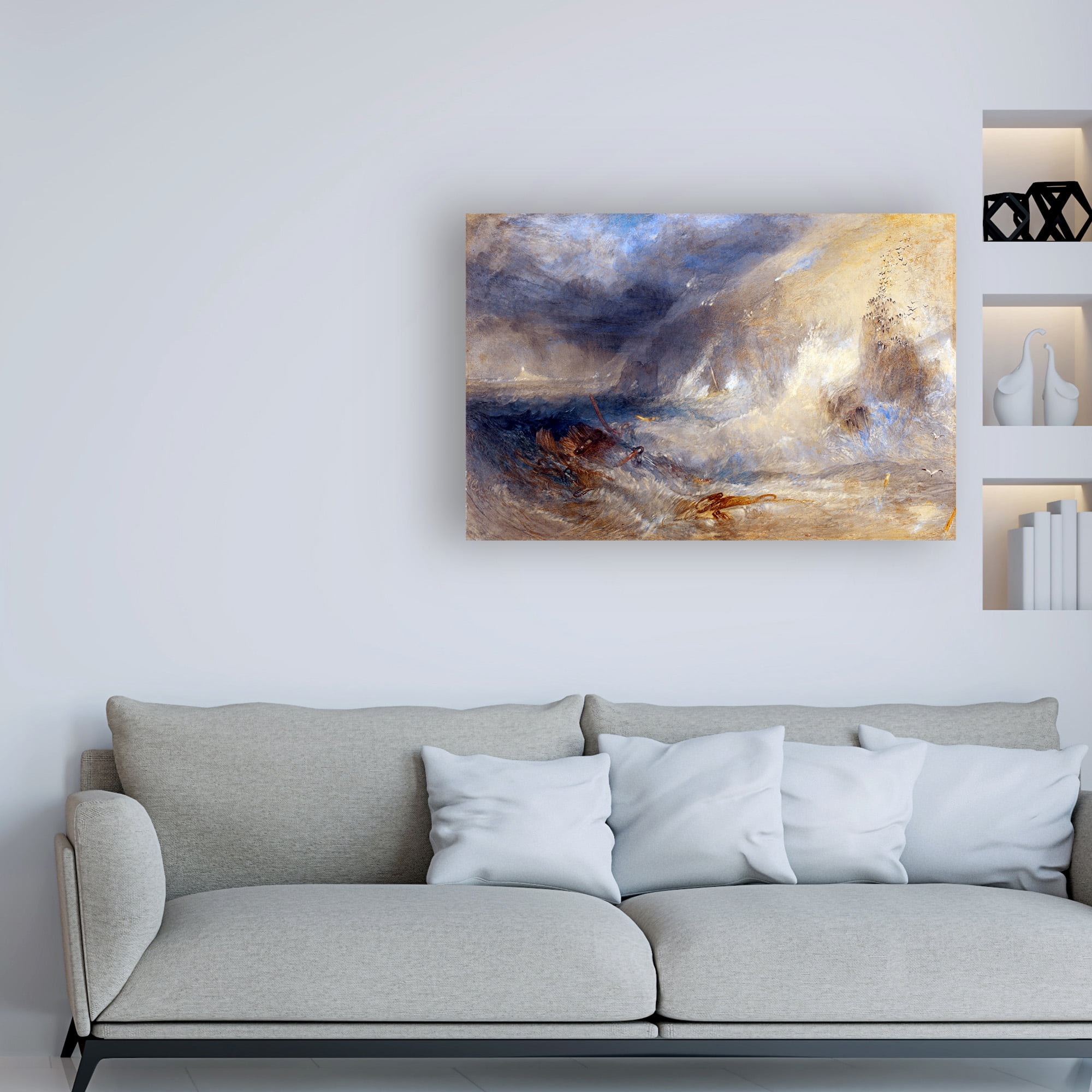 Trademark Fine Art 'Lighthouse' Canvas Art by Turner