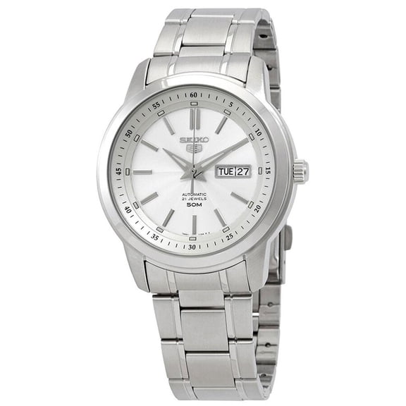 Seiko 5 Automatic White Dial Men's Watch SNKM83K1
