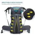 thumbnail image 4 of Mochila 65L Senderismo Mochila Impermable Deportivo Al Aire Libre Viajar de Día Para Hombres Para Mujeres para Acampar Trekking Gira, 4 of 7