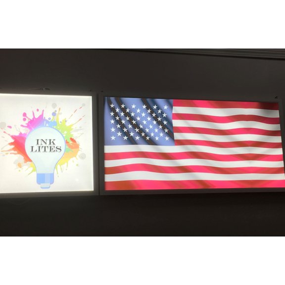 2' x 4' Custom Printed Ink Lite Commercial Grade LED Light Panel