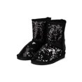 thumbnail image 5 of Jelly Beans Sam Sequin Round Toe Furry Inner Lining Boot (Toddler/ Little Girl/ Big Girl), 5 of 5