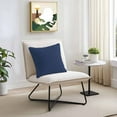 thumbnail image 3 of Navy Blue Outdoor Pillow Covers Pack of 2 Solid Color Waterproof Throw Pillow Covers Decorative Cushion Cases for Patio Garden Tent Balcony Couch 20x20 inch, 3 of 8