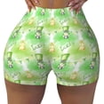 thumbnail image 2 of Salouo Happy St. Patrick's Day Print Women's Athletic Shorts,Booty Shorts Biker Shorts High Waisted Elastic Workout Shorts for Yoga Gym Running Sports-Medium, 2 of 8