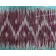 thumbnail image 4 of oneOone Georgette Viscose Fabric Chevron Ikat Printed Fabric 1 Yard 42 Inch Wide, 4 of 4