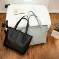 thumbnail image 3 of Women Tote Handbag Fashion Simple Large Capacity Top Handle Bag Shoulder Bag, 3 of 7