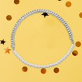 thumbnail image 4 of Collar Y de para Hombre Plata Ajustable Chic Hecho, 4 of 9