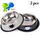 thumbnail image 1 of Byepica 2 Cuencos para Mascotas de Acero Inoxidable Antideslizante Lindo Cuenco para Perros Cuenco para Gatos con 2 Cucharadas de Comida, 1 of 8
