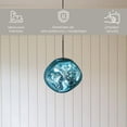 thumbnail image 3 of Ilios Innova | Lámpara Colgante Lava | Estilo Contemporáneo | Altura Ajustable | Metal Cromado y Acrílico Decorativo, 3 of 9