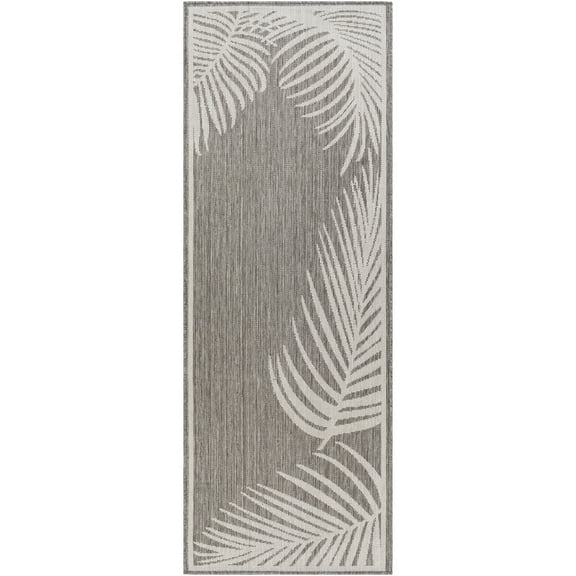 Artistic Weavers Long Beach Area Rug, Dark Gray, 2'7" x 7'3"