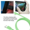 thumbnail image 3 of 5A Charging Cable Mobile Phone USB Elbow Data Transmission Cable Phone Elbow Charging Cord 0.25m for iOS, 3 of 9