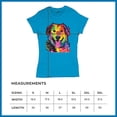 thumbnail image 5 of Tee Hunt Dean Russo Cute Neon Dog T-Shirt Adopt A Pet Colorful Pet Women's T-Shirt Tee, Light Blue, X-Large, 5 of 5