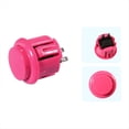 thumbnail image 4 of 10 Pcs Arcade Buttons 24Mm Responsive Arcade Buttons for Gaming Enthusiasts Pink, 4 of 5