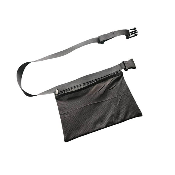 kurtrusly Tennis Ball Holder Pickleballs Waist Hip Training Bag Pouch Women Men Sack Black