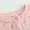 thumbnail image 6 of GaThRRgYP Tops for Women Trendy,Summer Tops for Women,Europe and The United States foreign Trade Children's Sweater Fall and Winter Knitted Cardigan Tops Pink 18 Months, 6 of 9