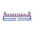thumbnail image 4 of CSChome Medal Display Shelf Double Layer Display Shelf Rounded Corners Non Deforming Thickened for Badminton Football Basketball Household Hanging Holder, 4 of 7