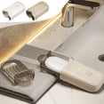 thumbnail image 1 of Envase de plástico impermeable para portajabones | Caja de jabón portátil con tapa y escurridor • Blanco caqui • Compacta 12,9×7,4×4,6cm • Fácil de llevar para acampada, gimnasio, baño, cocina, 1 of 6