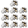 thumbnail image 1 of Round Passage Door Knobs Interior Matte Door Knobs Indoor Keyless Non-Locking Handle Set for Hallway or Closet Doors Reversible for Right/Left Handed Door, 1 of 4