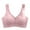 AMN39-Pink, variant on Women'S Seamless Bras Wirefree No Underwire Comfort V Neck Bralettes Everyday Bras Full Coverage Push Up Bra Complexion 40