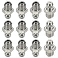 thumbnail image 1 of Uxcell Raccords Droits à Graisse, Filetage M8 x 3mm Accessoires de Raccord Hydraulique - Raccord pour (Machines Automobiles/industrielles), 12 Pcs & Acier Inoxydable 304 & Argent, 1 of 7