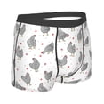 thumbnail image 4 of Uemuo Funny Chicken Pattern Men's Boxer Briefs,Trunk Anti-Chafing,Comfortable, Durable, and Stylish Underwear-Large, 4 of 9