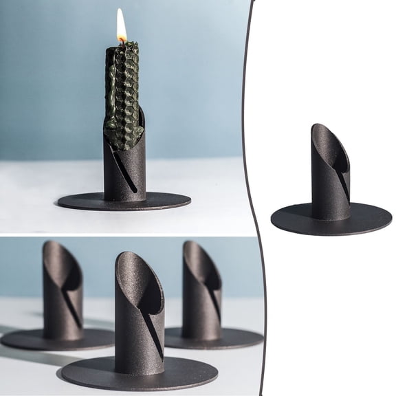 RKZDSR Pillar Candle Holder For Dining Table Decorative Iron Candlestick Holders Kitchen Appliances