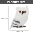 thumbnail image 2 of 2pcs Owl Statue Owl Shape Ornament Garden Scene Layout Decor Simulation Owl, 2 of 8